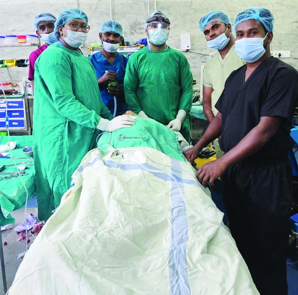 जिला चिकित्सालय में 7 वर्षीय गौरव का सफल टॉन्सिल ऑपरेशन