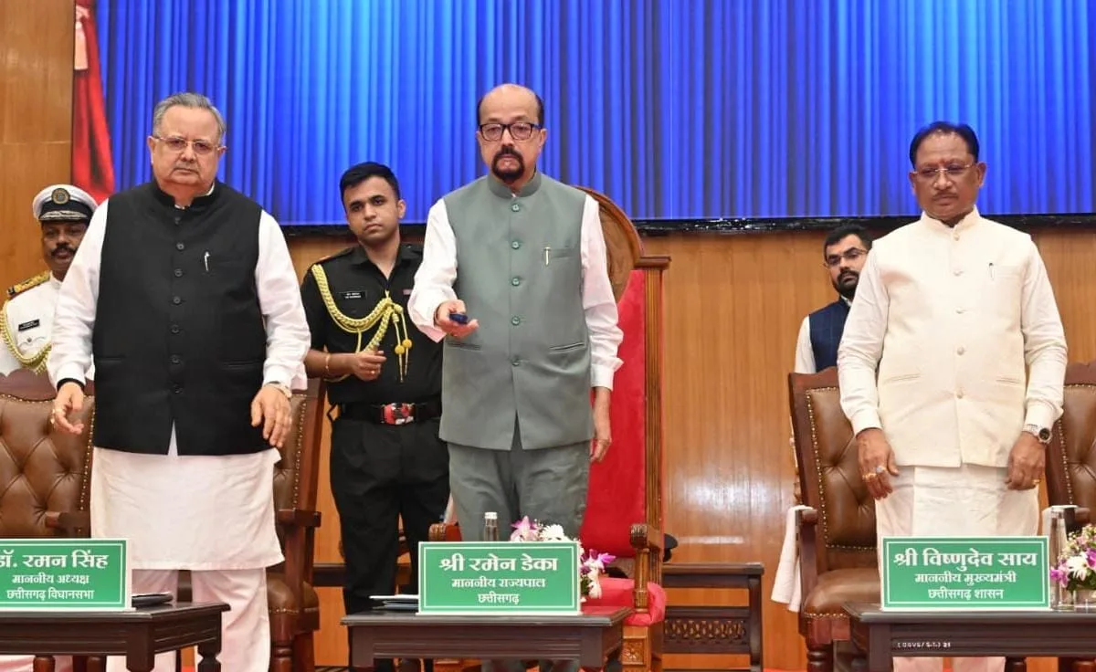 राज्यपाल रमेन डेका बोले, छत्तीसगढ़ विधानसभा लोकतांत्रिक मूल्यों की सशक्त मिसाल