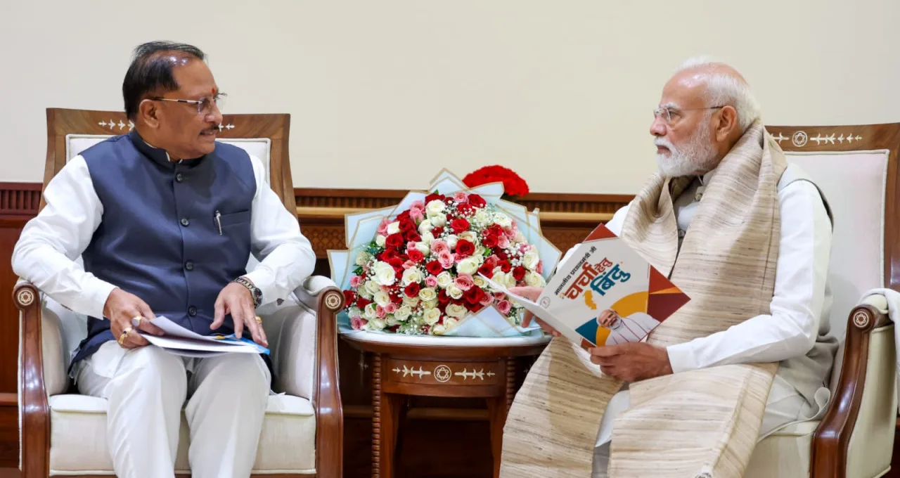 प्रधानमंत्री नरेंद्र मोदी से मुख्यमंत्री विष्णु देव साय की मुलाकात, ‘बस्तर विजन’ और छत्तीसगढ़ के विकास पर मंथन
