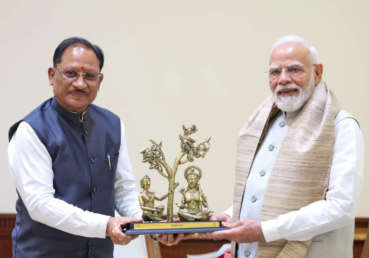 प्रधानमंत्री नरेंद्र मोदी से मुख्यमंत्री विष्णु देव साय की मुलाकात, ‘बस्तर विजन’ और छत्तीसगढ़ के विकास पर मंथन